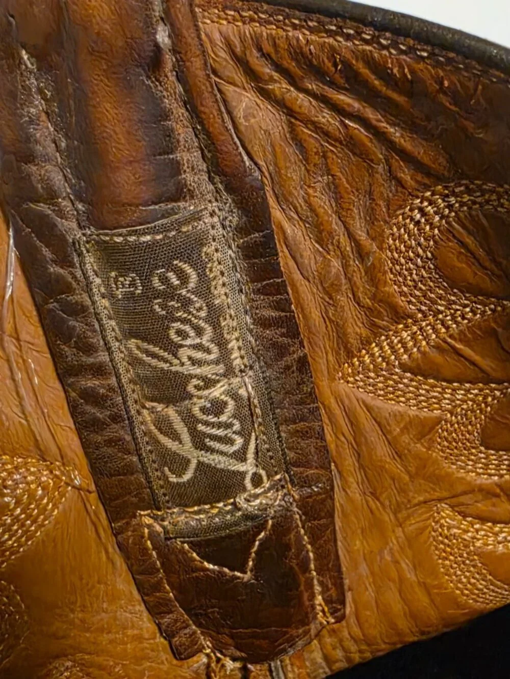 Vintage Lucchese Classics Mens Western Brown Boots Sz 10.5 E